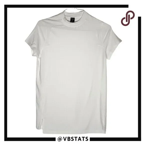 Alphalete Mens Stretch Round Neck Athletic Short Sleeve T-Shirt White Size XS - Picture 2 of 7